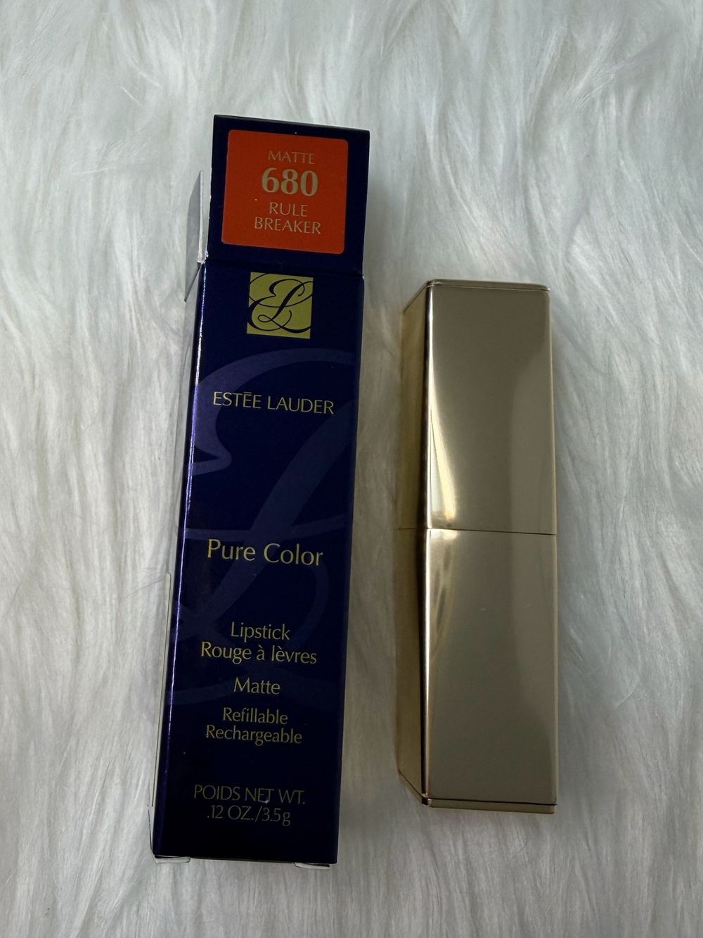 Estée Lauder Pure Color Matte Lipstick | 680 Rulebreaker | Full Size